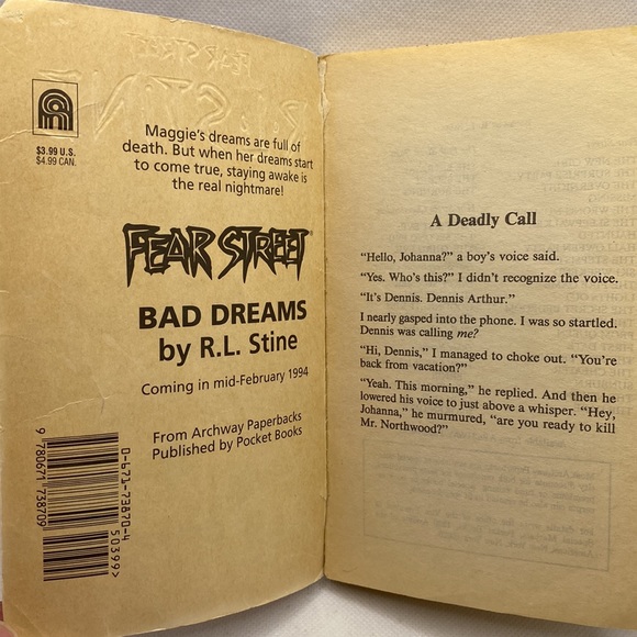 Fear Street The Dare by R.L. Stine Horror Young Adult Book Vintage 1994 - Picture 6 of 15